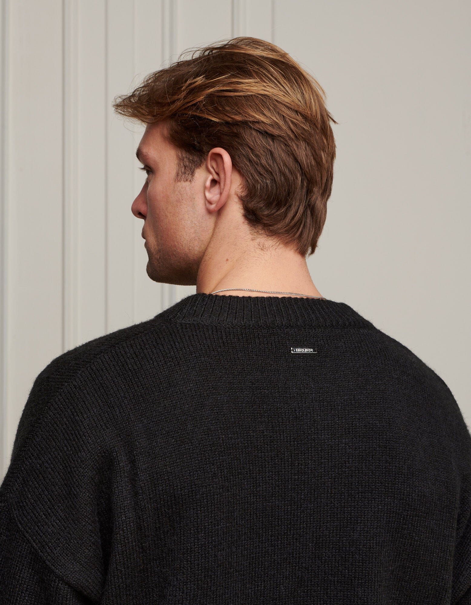 Black Mohair Knit Jumper - Image 4