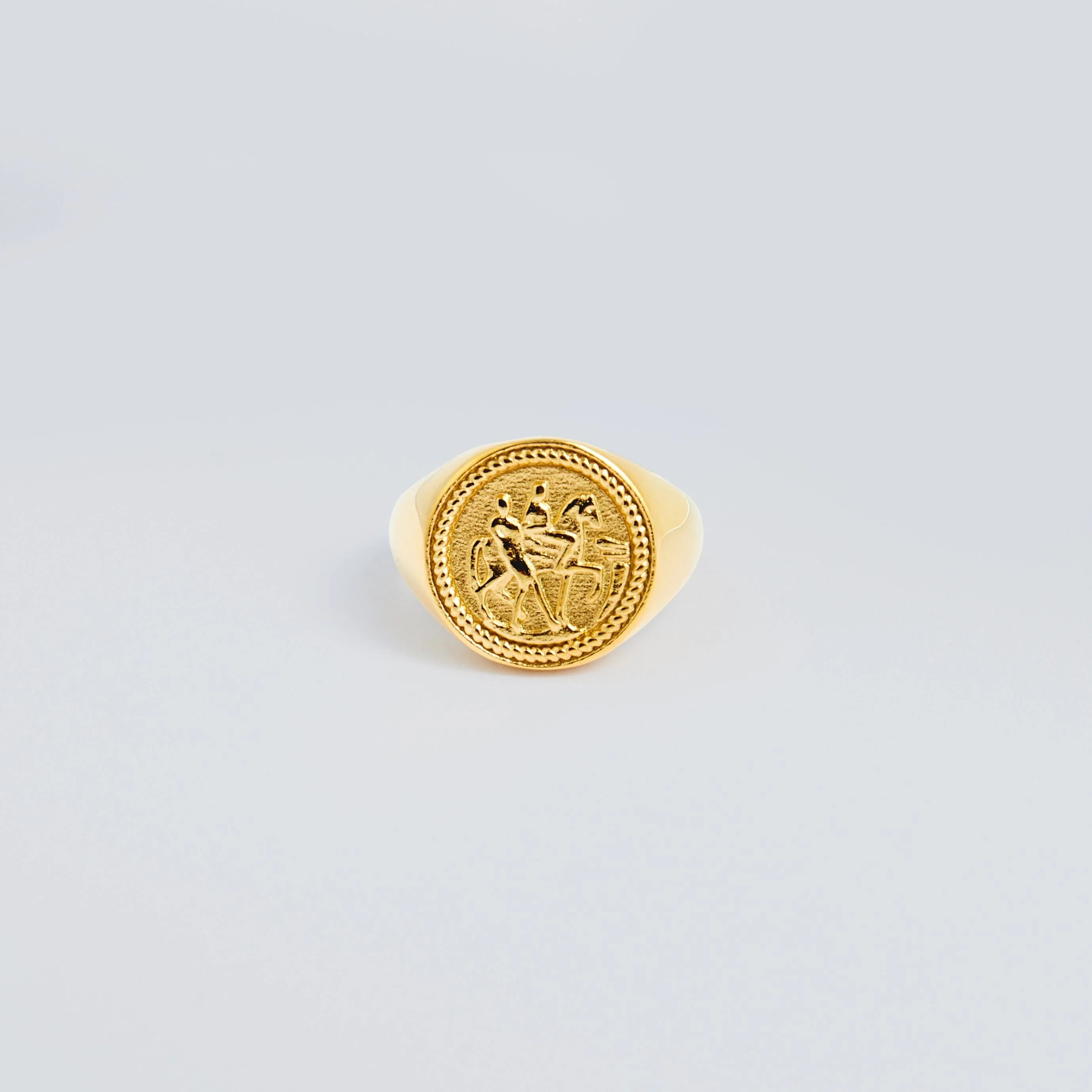 Gold Signet Ring - Image 3