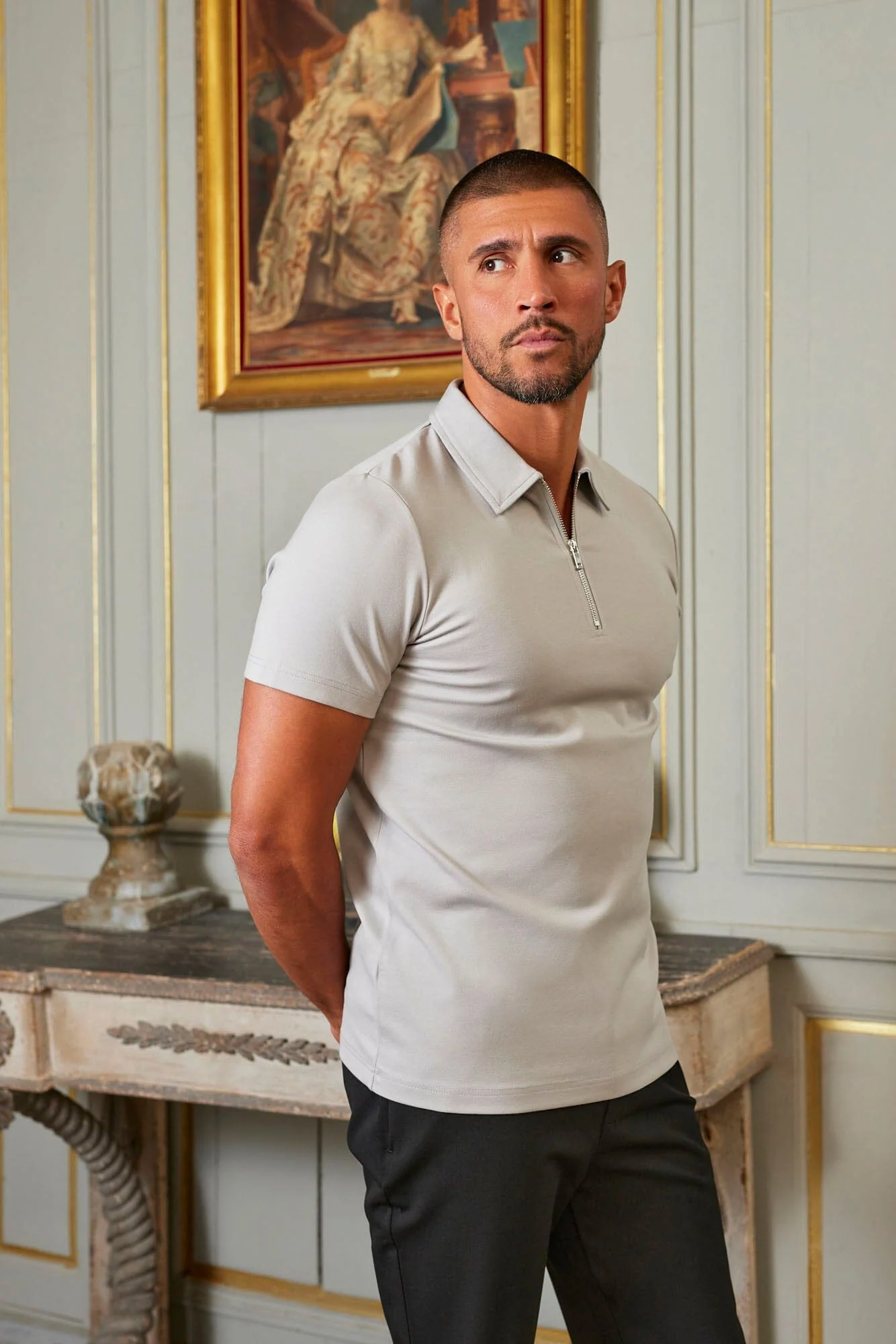 Pebble Premium S/S Zip Polo - Image 5