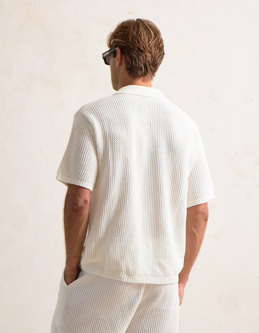 White Crochet Shirt - Image 5